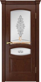 ПО Алина 35 Ясень Шервуд стекло Гравшелк