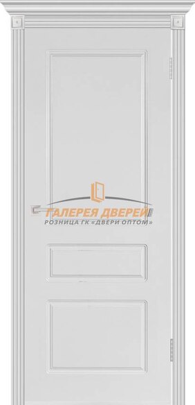 Дверь Честер эмаль белая ПГ