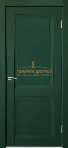 Деканто ПГ Зеленый бархат, черный молдинг
