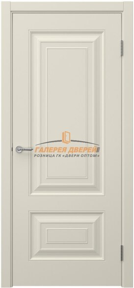 Дверь Скандинавия 6 ПГ Эмаль RAL 9001 (бежевая)