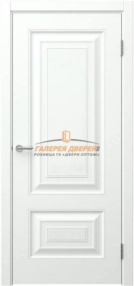 Дверь Скандинавия 6 Эмаль RAL 9003 (белая)