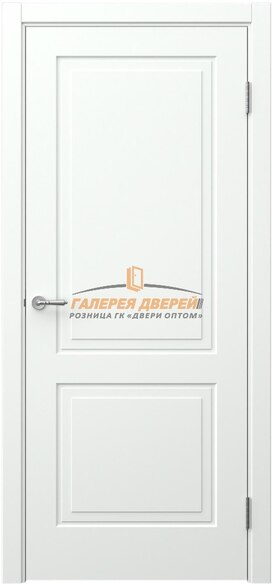 Дверь Скандинавия 7 ПГ Эмаль RAL 9003 (белая)