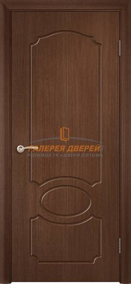 Дверь Классика Ф-6 ПГ Орех тёмный
