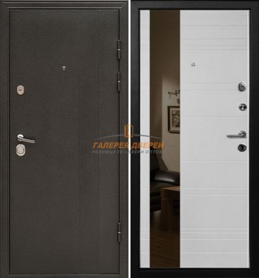Металлическая дверь Бастион М-535 Z Ясень белый