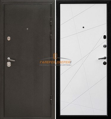 Металлическая дверь Бастион М-585 - Ясень белый