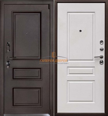 Металлическая дверь Райтвер Прадо муар Шоко