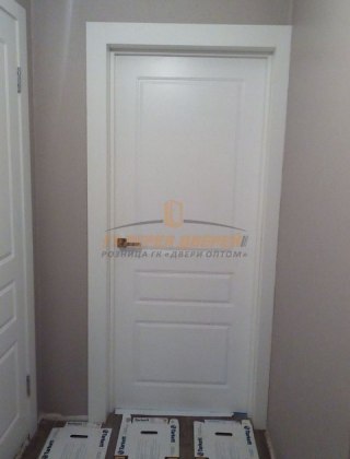 Фото межкомнатных дверей с эмалью 1