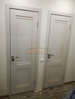 Фото межкомнатных дверей с экошпоном 43