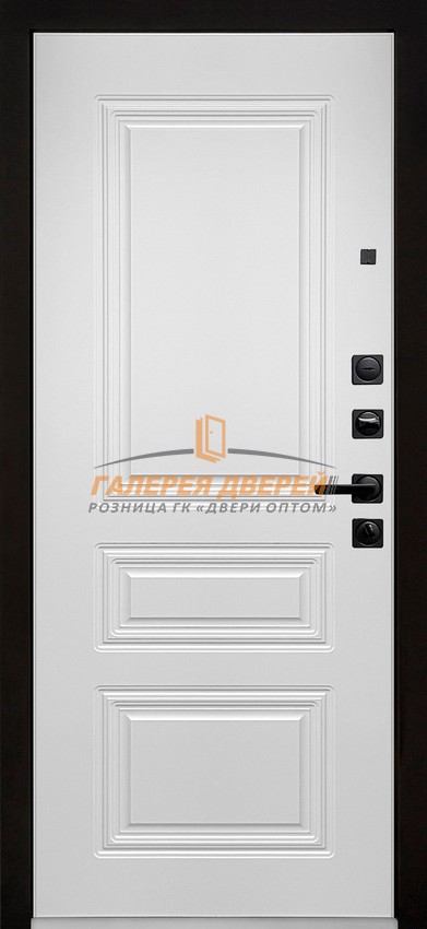 Рельеф Честер эмалит Белый