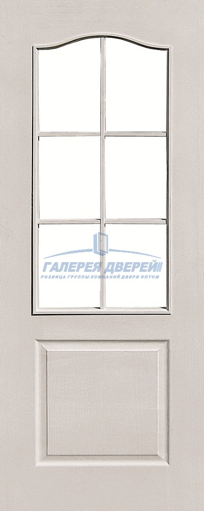 Межкомнатная дверь со стеклом решеткой