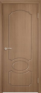Межкомнатная дверь Классика Ф-6 ПГ Орех карамель