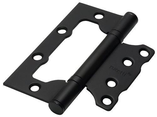 Петля дверная без врезки RFH-100x75x2,5 BL Черный